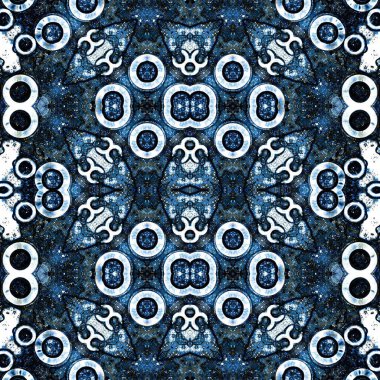 Kusursuz kaleydoskop deseni. Soyut doku. Yaratıcı ve kusursuz bir arkaplan