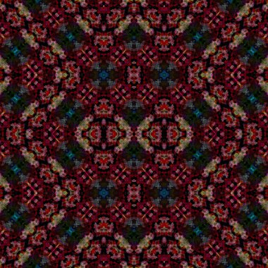 Kusursuz kaleydoskop deseni. Soyut doku. Yaratıcı ve kusursuz bir arkaplan