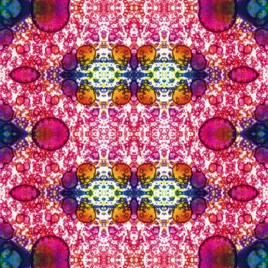 Kusursuz kaleydoskop deseni. Soyut doku. Yaratıcı ve kusursuz bir arkaplan