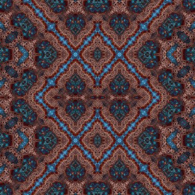 Kusursuz kaleydoskop deseni. Soyut doku. Yaratıcı ve kusursuz bir arkaplan