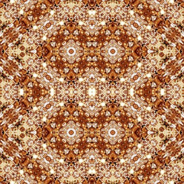 Kusursuz kaleydoskop deseni. Soyut doku. Yaratıcı ve kusursuz bir arkaplan