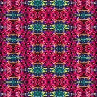 Kusursuz kaleydoskop deseni. Soyut doku. Yaratıcı ve kusursuz bir arkaplan