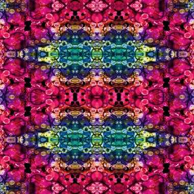 Kusursuz kaleydoskop deseni. Soyut doku. Yaratıcı ve kusursuz bir arkaplan