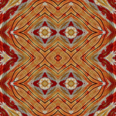 Kusursuz kaleydoskop deseni. Soyut doku. Yaratıcı ve kusursuz bir arkaplan