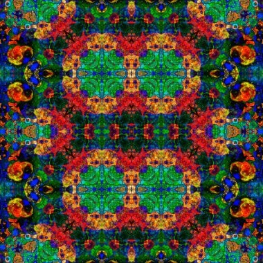 Kusursuz kaleydoskop deseni. Soyut doku. Yaratıcı ve kusursuz bir arkaplan