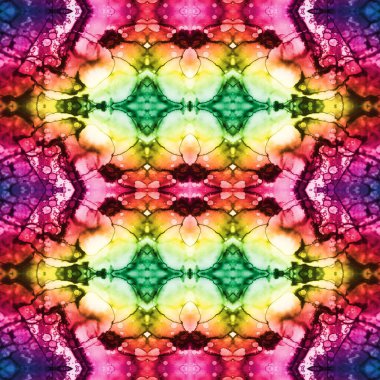 Kusursuz kaleydoskop deseni. Soyut doku. Yaratıcı ve kusursuz bir arkaplan