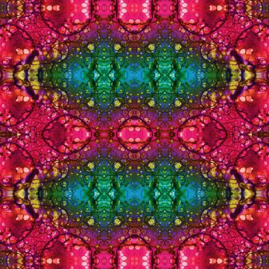 Kusursuz kaleydoskop deseni. Soyut doku. Yaratıcı ve kusursuz bir arkaplan