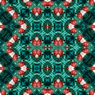 Kusursuz kaleydoskop deseni. Soyut doku. Yaratıcı ve kusursuz bir arkaplan