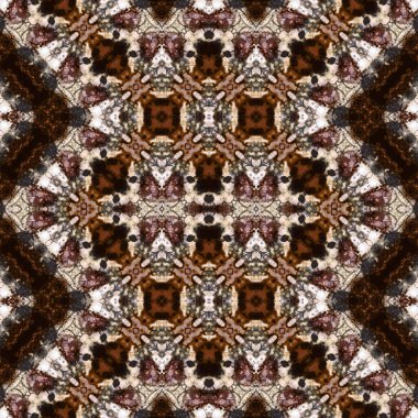 Kusursuz kaleydoskop deseni. Soyut doku. Yaratıcı ve kusursuz bir arkaplan