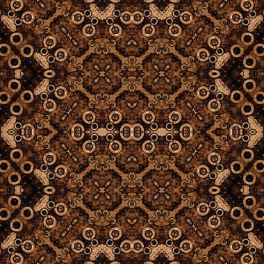 Kusursuz kaleydoskop deseni. Soyut doku. Yaratıcı ve kusursuz bir arkaplan