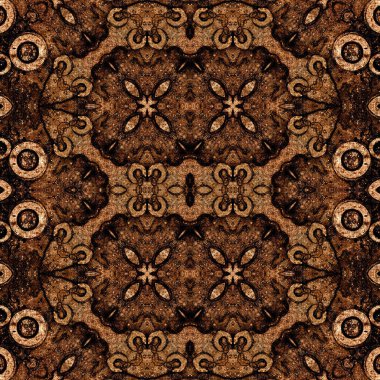 Kusursuz kaleydoskop deseni. Soyut doku. Yaratıcı ve kusursuz bir arkaplan