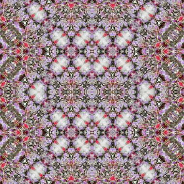 Kusursuz kaleydoskop deseni. Soyut doku. Yaratıcı ve kusursuz bir arkaplan