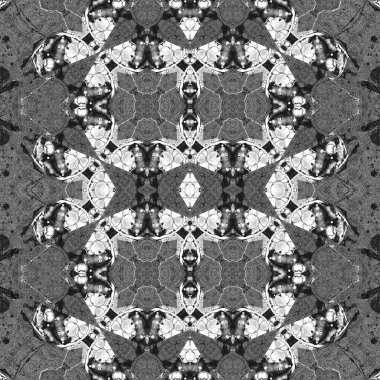 Kusursuz kaleydoskop deseni. Soyut doku. Yaratıcı ve kusursuz bir arkaplan