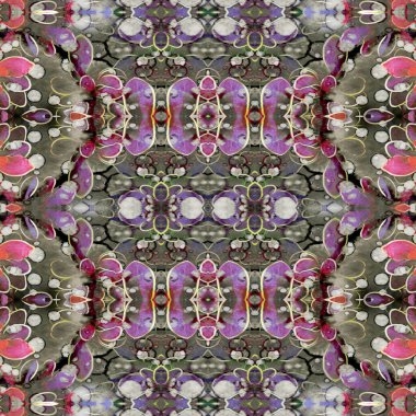 Kusursuz kaleydoskop deseni. Soyut doku. Yaratıcı ve kusursuz bir arkaplan