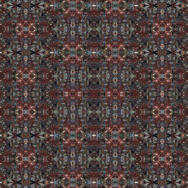 Kusursuz kaleydoskop deseni. Soyut doku. Yaratıcı ve kusursuz bir arkaplan