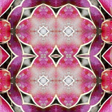 Kusursuz kaleydoskop deseni. Soyut doku. Yaratıcı ve kusursuz bir arkaplan