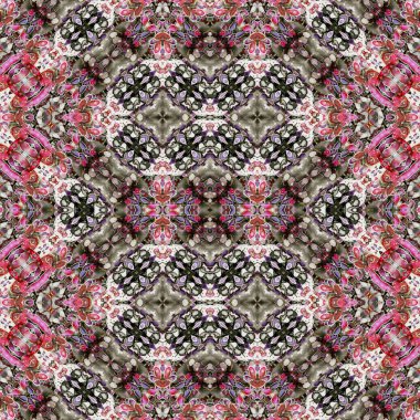 Kusursuz kaleydoskop deseni. Soyut doku. Yaratıcı ve kusursuz bir arkaplan