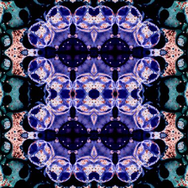 Kusursuz kaleydoskop deseni. Soyut doku. Yaratıcı ve kusursuz bir arkaplan