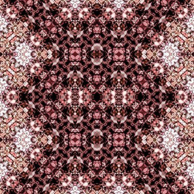 Kusursuz kaleydoskop deseni. Soyut doku. Yaratıcı ve kusursuz bir arkaplan