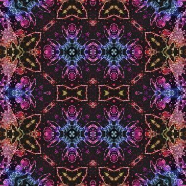 Geometrik şekil, kaleydoskop deseni, iç mekan, tekstil, süs eşyası, sanatsal, modern sanat, dokulu, modern desen, çağdaş, arka plan, tarz, konsept, dekor, dekorasyon, simetrik, kusursuz, parlak, güzel, efekt, simetri, mozaik, şekil