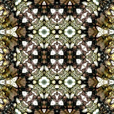 Kusursuz kaleydoskop deseni. Soyut doku. Yaratıcı ve kusursuz bir arkaplan