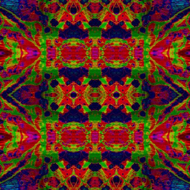 Kusursuz kaleydoskop deseni. Soyut doku. Yaratıcı ve kusursuz bir arkaplan