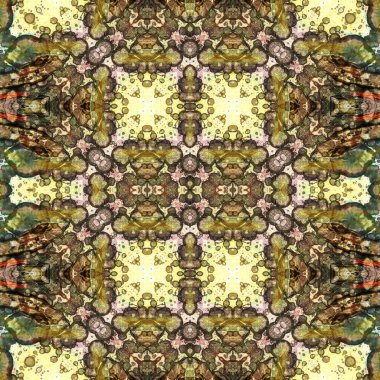 Kusursuz kaleydoskop deseni. Soyut doku. Yaratıcı ve kusursuz bir arkaplan