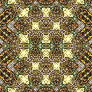 Kusursuz kaleydoskop deseni. Soyut doku. Yaratıcı ve kusursuz bir arkaplan