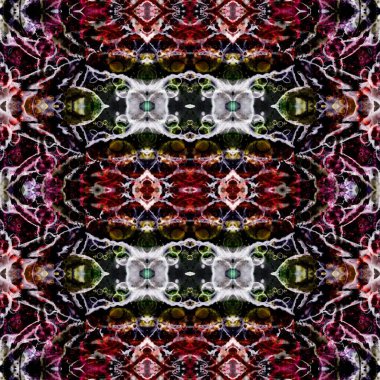 Kusursuz kaleydoskop deseni. Soyut doku. Yaratıcı ve kusursuz bir arkaplan