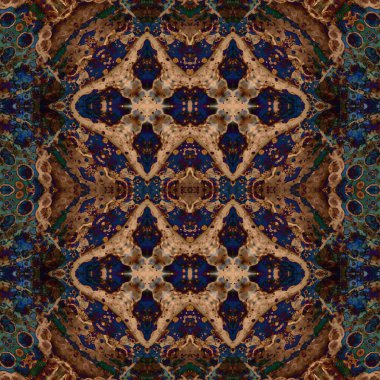 Kusursuz kaleydoskop deseni. Soyut doku. Yaratıcı ve kusursuz bir arkaplan