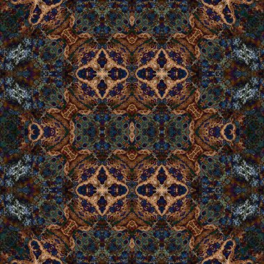 Kusursuz kaleydoskop deseni. Soyut doku. Yaratıcı ve kusursuz bir arkaplan