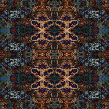 Kusursuz kaleydoskop deseni. Soyut doku. Yaratıcı ve kusursuz bir arkaplan