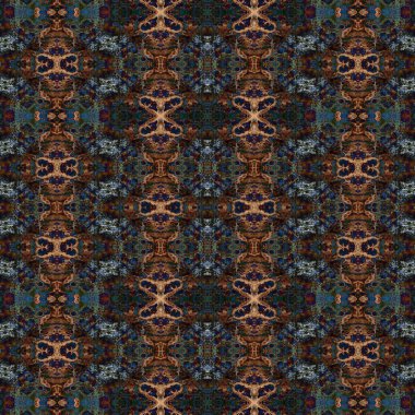 Kusursuz kaleydoskop deseni. Soyut doku. Yaratıcı ve kusursuz bir arkaplan