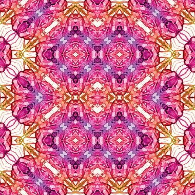 Kusursuz kaleydoskop deseni. Soyut doku. Yaratıcı ve kusursuz bir arkaplan