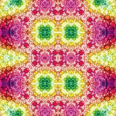 Kusursuz kaleydoskop deseni. Soyut doku. Yaratıcı ve kusursuz bir arkaplan