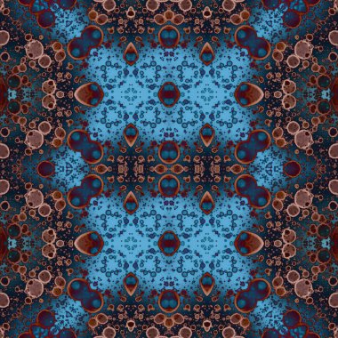 Kusursuz kaleydoskop deseni. Soyut doku. Yaratıcı ve kusursuz bir arkaplan