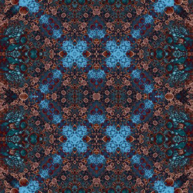 Kusursuz kaleydoskop deseni. Soyut doku. Yaratıcı ve kusursuz bir arkaplan