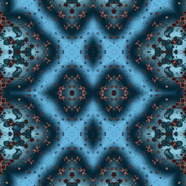 Kusursuz kaleydoskop deseni. Soyut doku. Yaratıcı ve kusursuz bir arkaplan