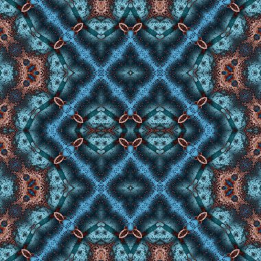 Kusursuz kaleydoskop deseni. Soyut doku. Yaratıcı ve kusursuz bir arkaplan