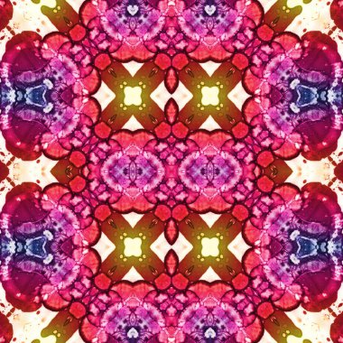 Kusursuz kaleydoskop deseni. Soyut doku. Yaratıcı ve kusursuz bir arkaplan