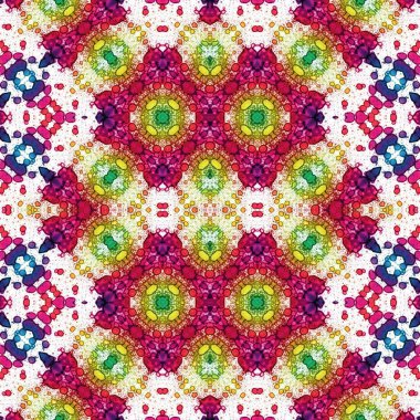 Kusursuz kaleydoskop deseni. Soyut doku. Yaratıcı ve kusursuz bir arkaplan