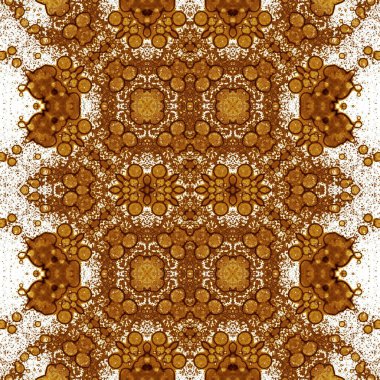 Kusursuz kaleydoskop deseni. Soyut doku. Yaratıcı ve kusursuz bir arkaplan