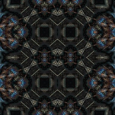 Kusursuz kaleydoskop deseni. Soyut doku. Yaratıcı ve kusursuz bir arkaplan