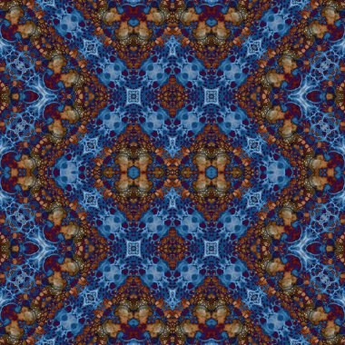 Kusursuz kaleydoskop deseni. Soyut doku. Yaratıcı ve kusursuz bir arkaplan