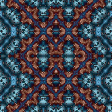 Kusursuz kaleydoskop deseni. Soyut doku. Yaratıcı ve kusursuz bir arkaplan