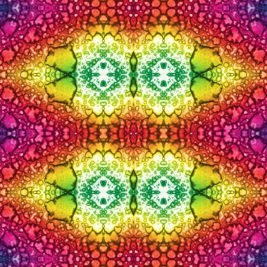 Kusursuz kaleydoskop deseni. Soyut doku. Yaratıcı ve kusursuz bir arkaplan