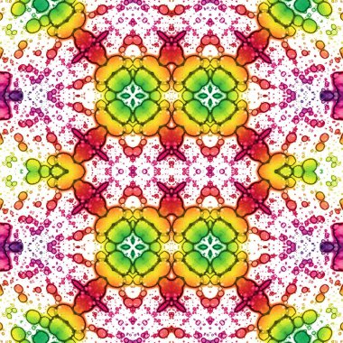 Kusursuz kaleydoskop deseni. Soyut doku. Yaratıcı ve kusursuz bir arkaplan