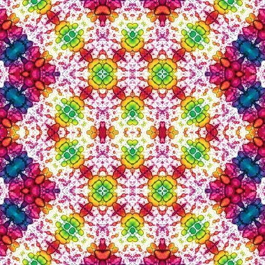 Kusursuz kaleydoskop deseni. Soyut doku. Yaratıcı ve kusursuz bir arkaplan