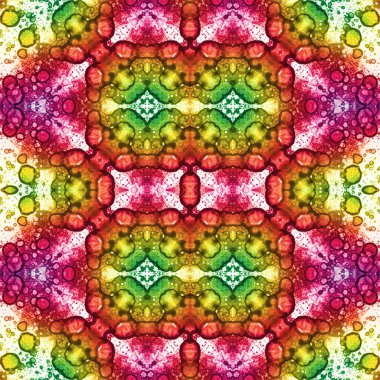 Kusursuz kaleydoskop deseni. Soyut doku. Yaratıcı ve kusursuz bir arkaplan