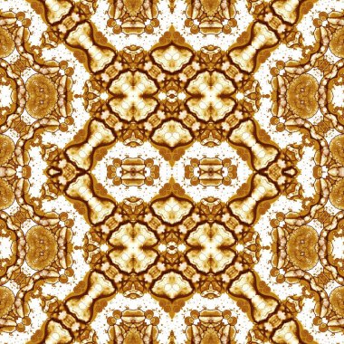 Kusursuz kaleydoskop deseni. Soyut doku. Yaratıcı ve kusursuz bir arkaplan